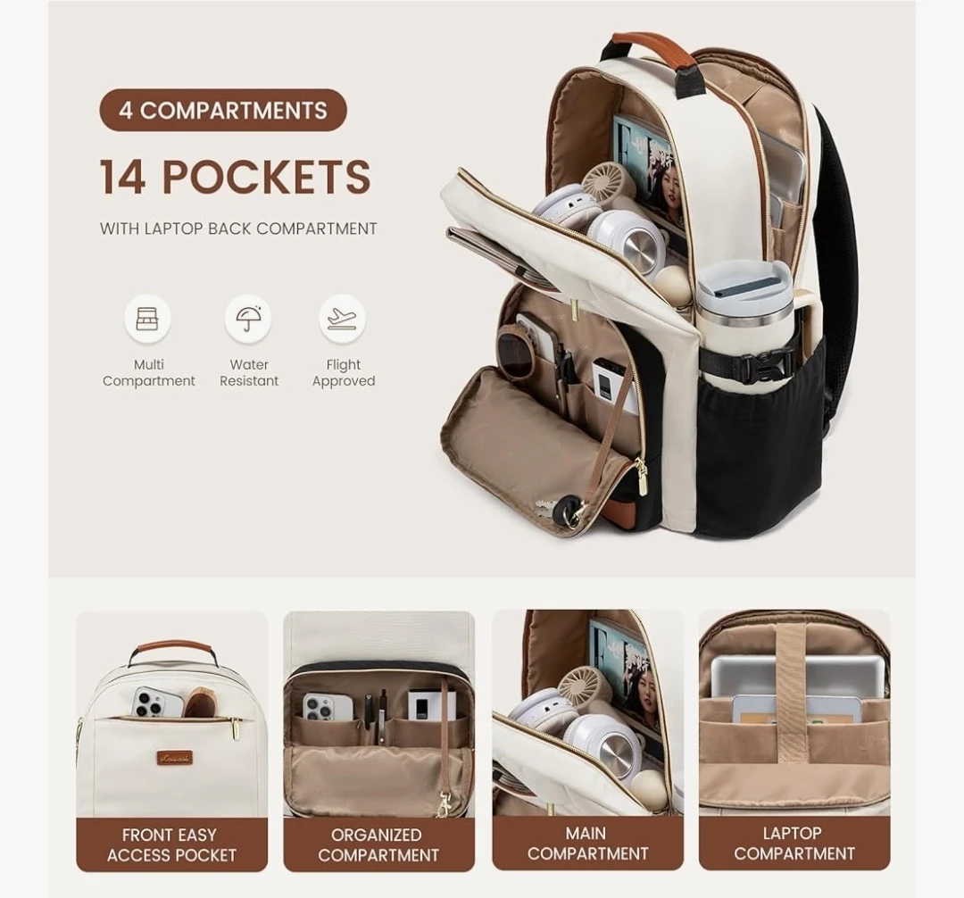 LOVEVOOK Personal Item Travel Backpack - photo 4