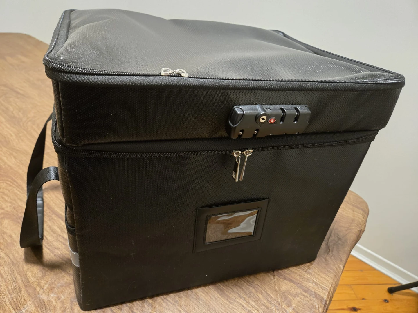 Black Portable File Organizer Box with Combination Lock - photo 4