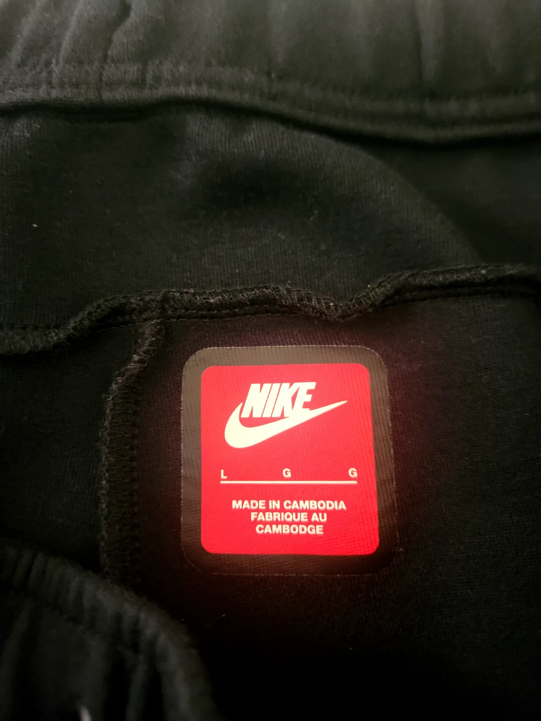 Nike Tech Fleece Joggers - Black - Size L - photo 3