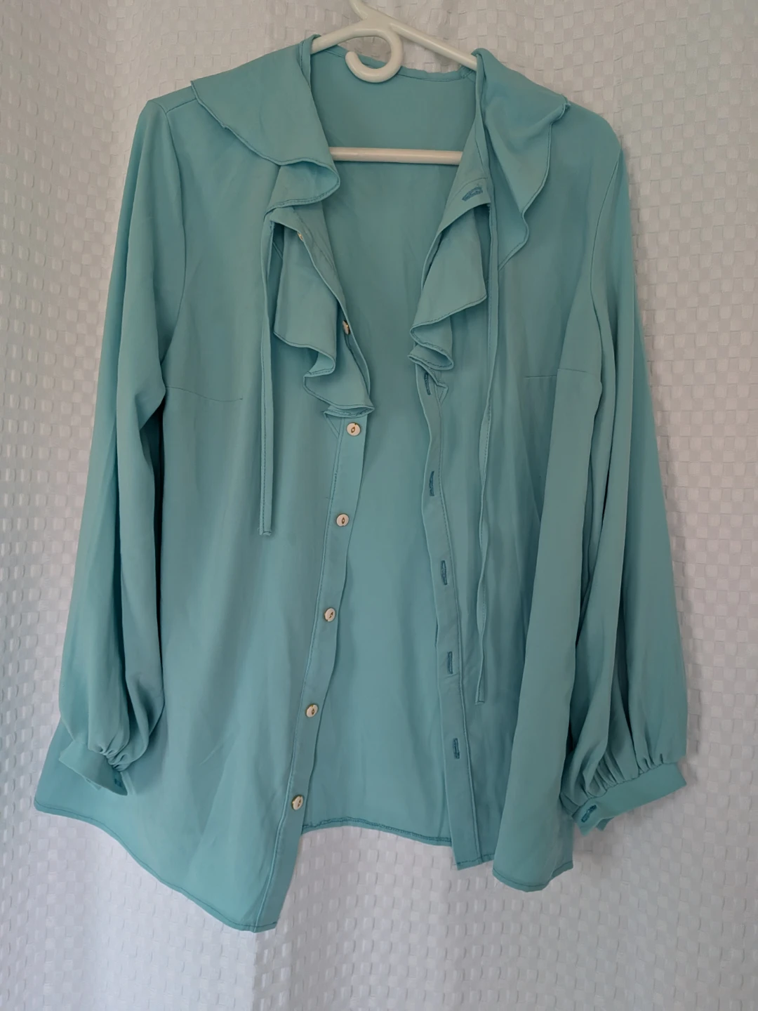Women's Aqua Blue Blouse