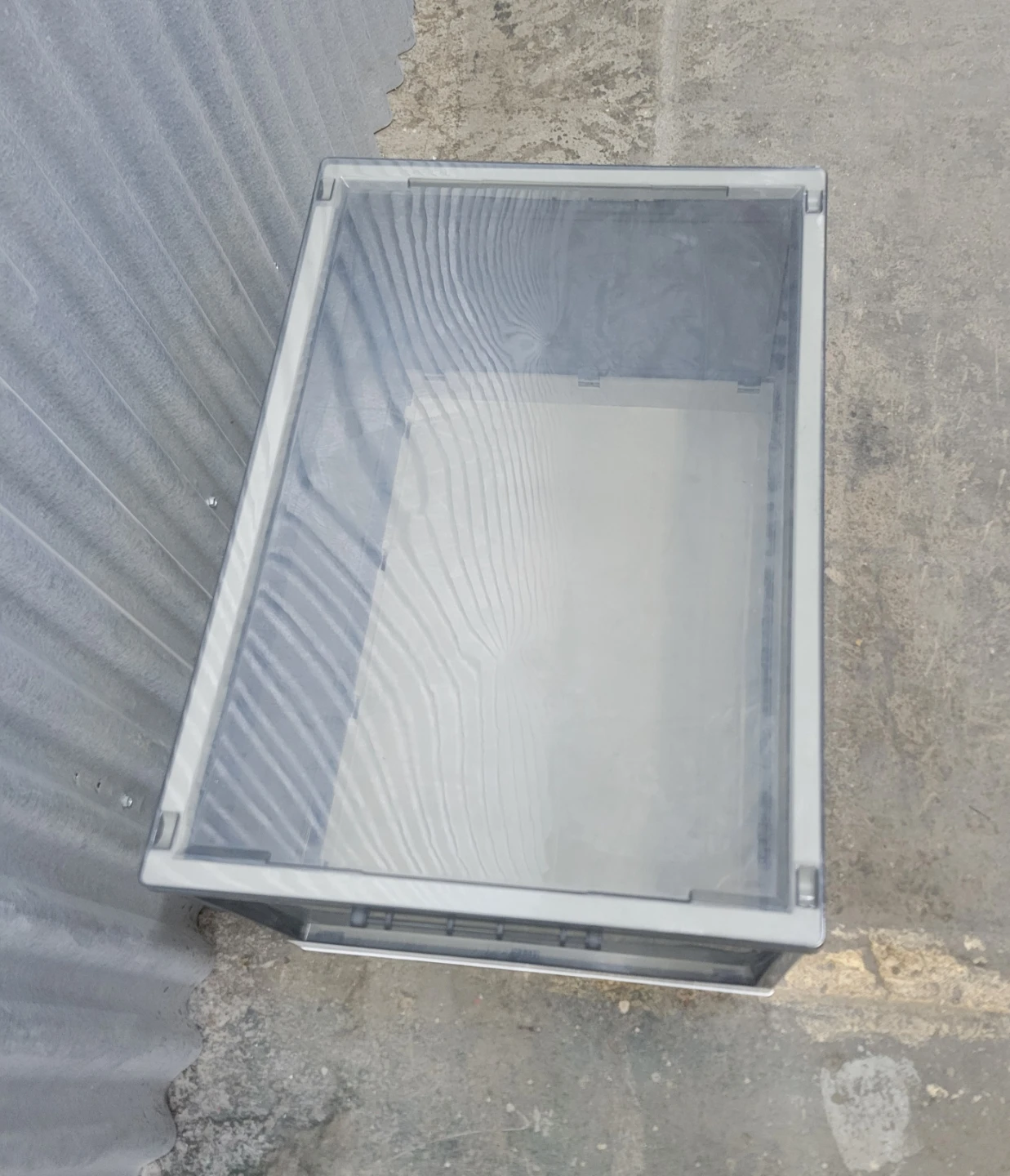 Clear Stackable Storage Box with Door - photo 3