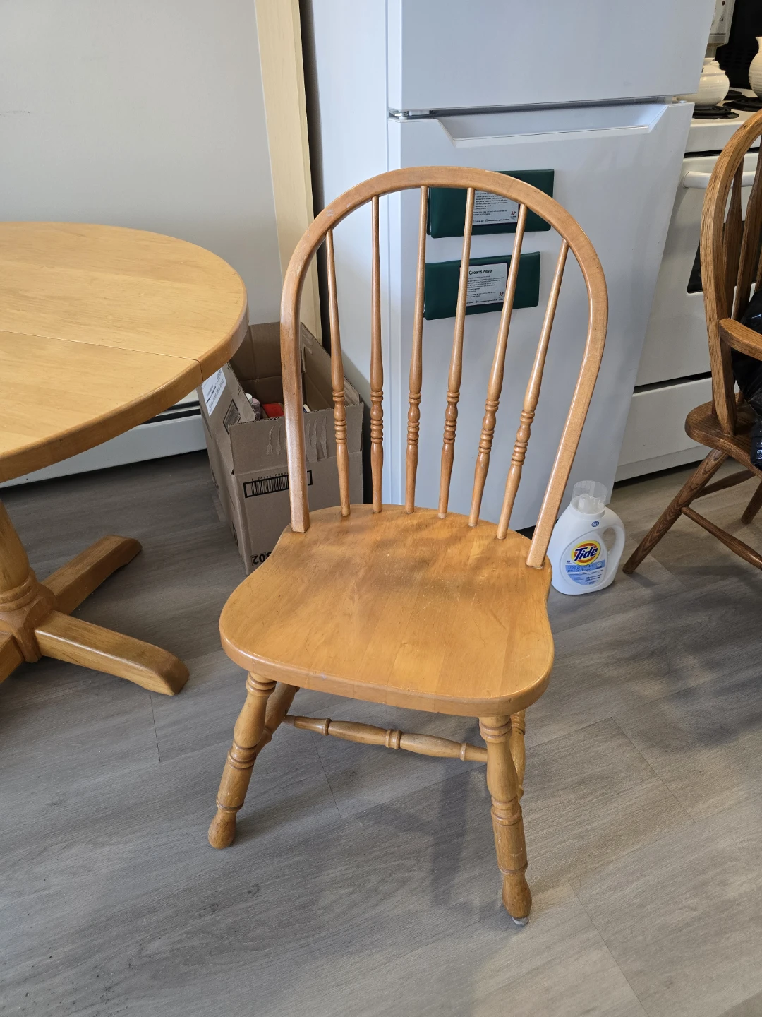 Wooden Dining Table and Chaira - photo 2