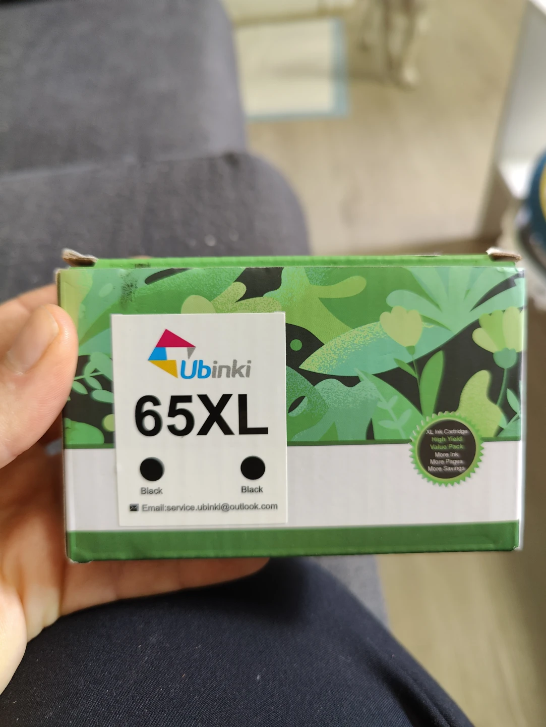 Ublinki 65XL Black Remanufactured Ink Cartridges (2-Pack)