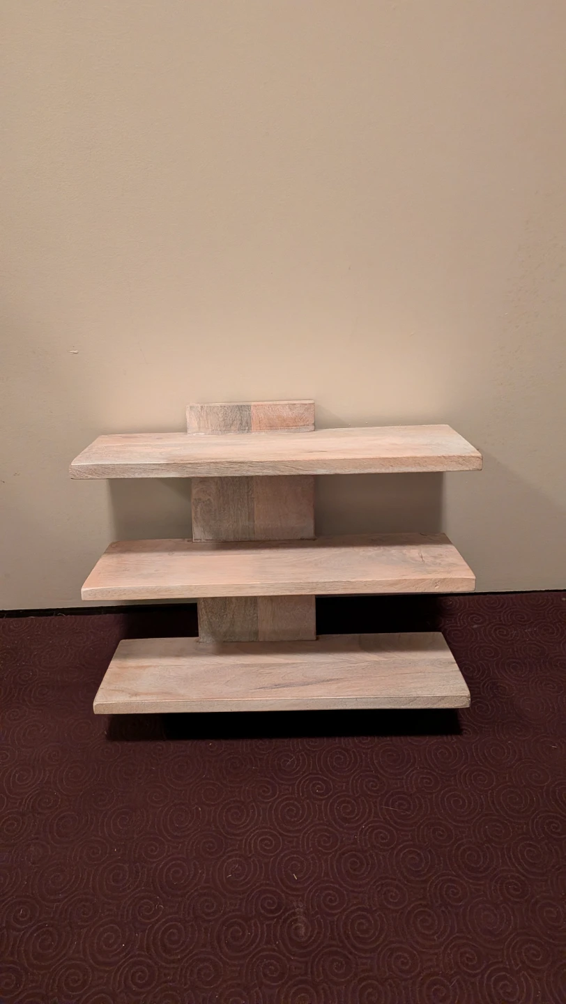 Urban Outfitters 3-Tier Wooden Display Shelf
