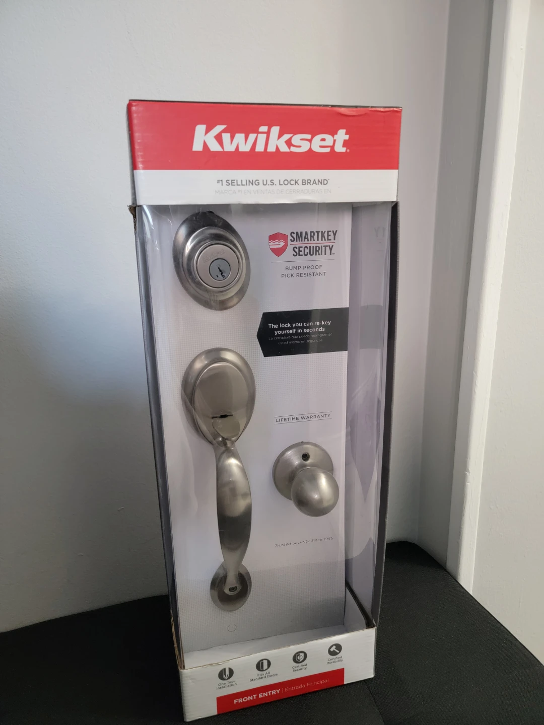 Kwikset Smartkey Security Entry Door Lockset