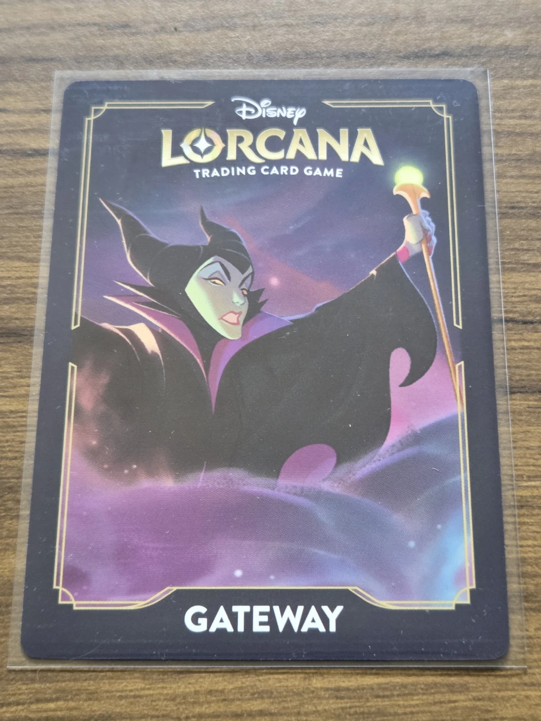 Disney Lorcana Gateway - Maleficent Deck Divider Card