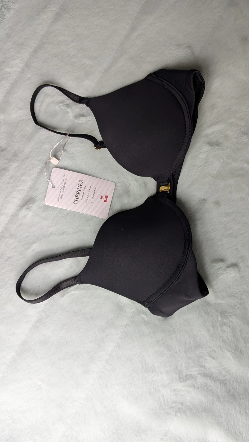 FitCherries 32B Bra: Anytime Seamless T-Shirt, Sleek Black - photo 2