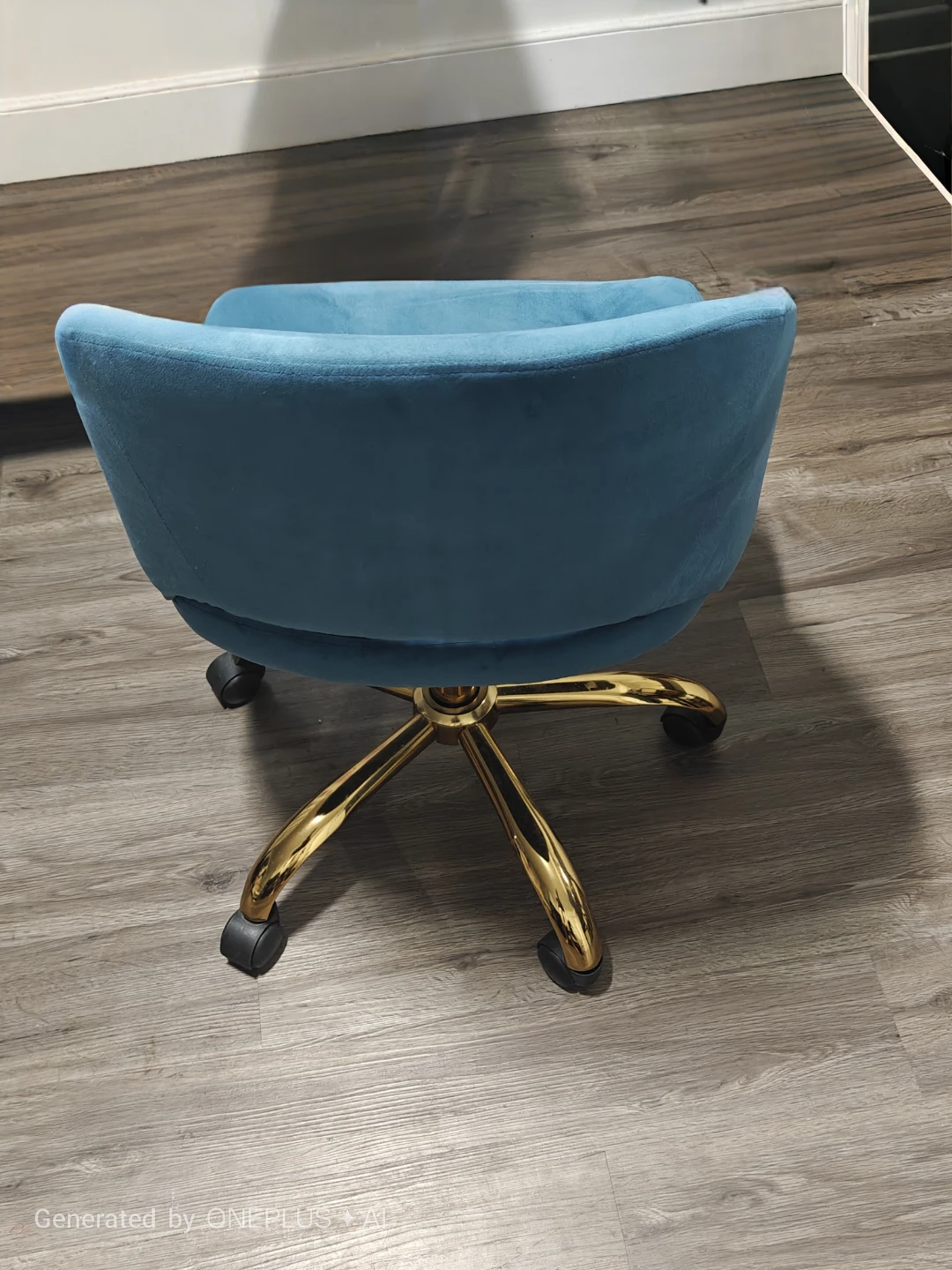 Blue Velvet Accent / Vanity Chair 💙✨ - photo 4