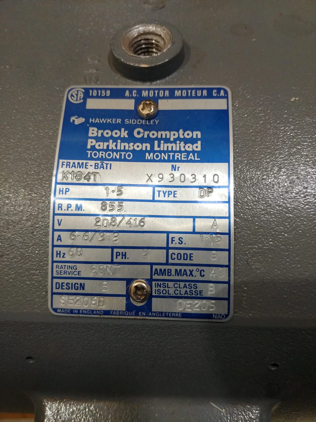 3 Phase Electric Motor - photo 2