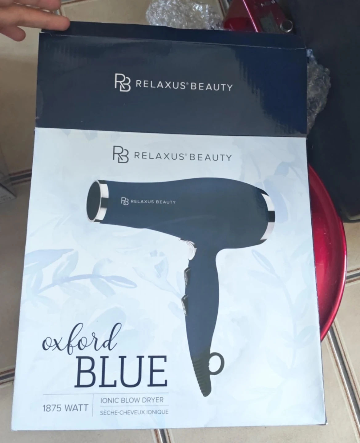 Relaxus Beauty Oxford Blue Ionic Blow Dryer 1875 Watt
