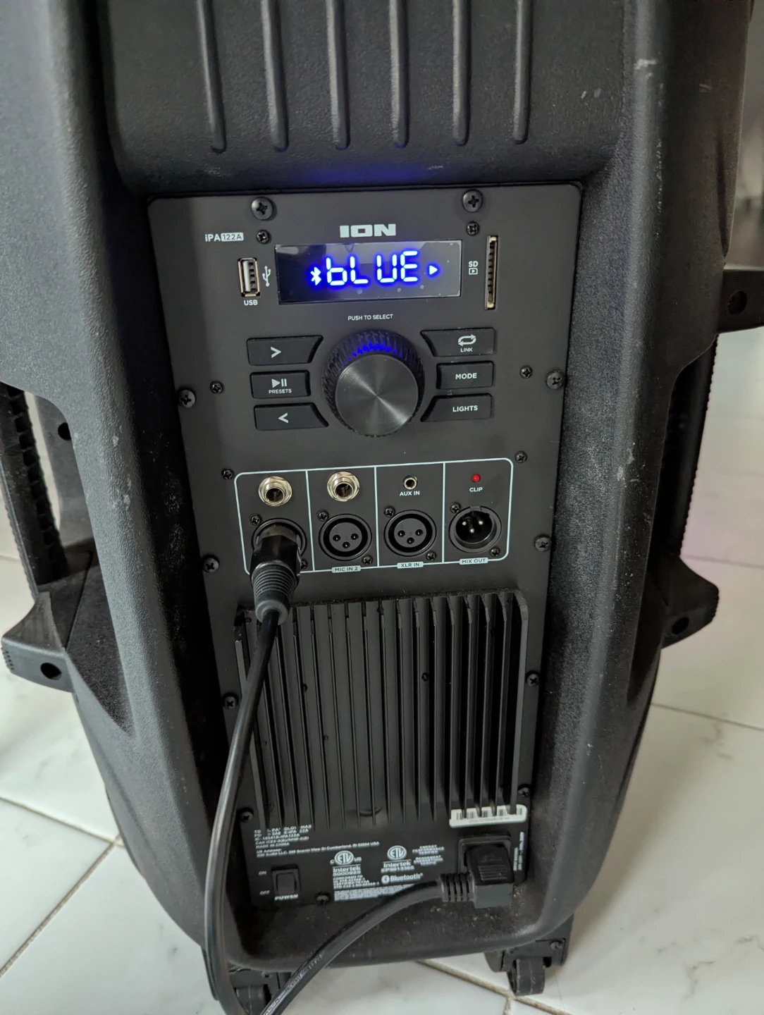 ION PA Speaker with Bluetooth and Lights - photo 2