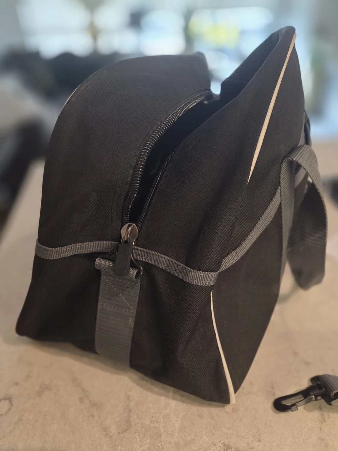 SHEDROW Black Duffel Bag