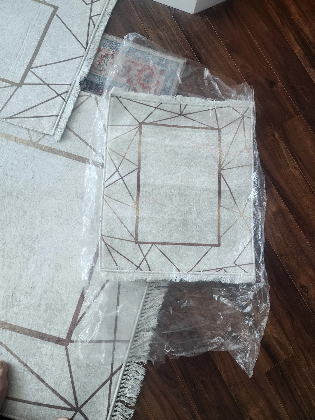 Turkish Geometric Pattern Accent Rugs - photo 4