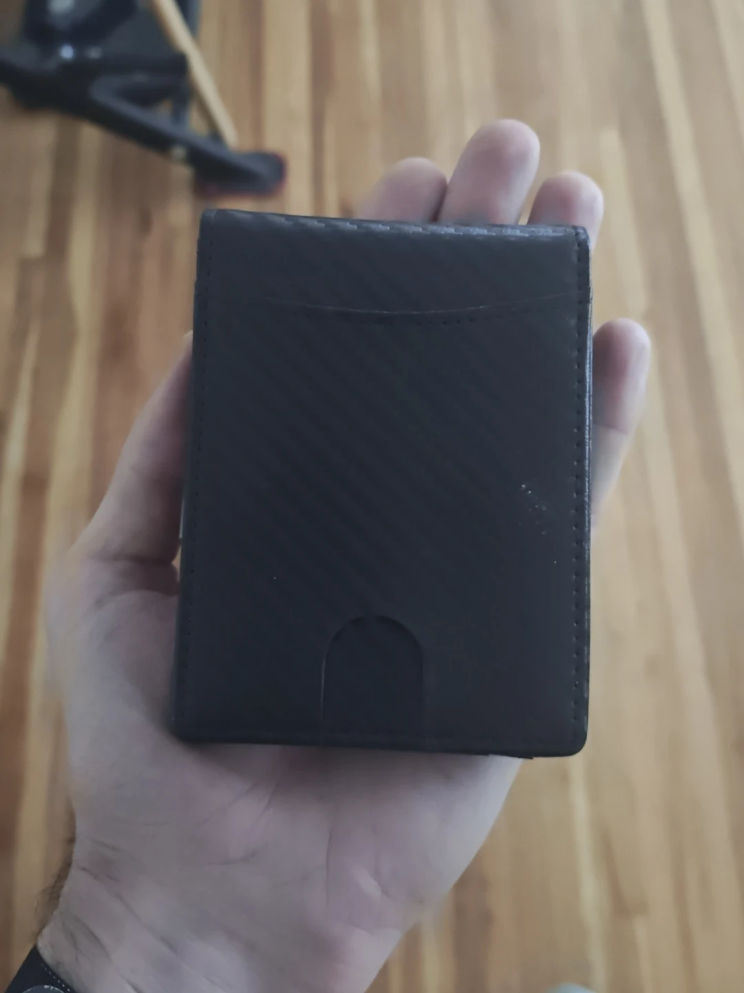 Carbon Fiber Bifold Wallet with Money Clip - photo 2
