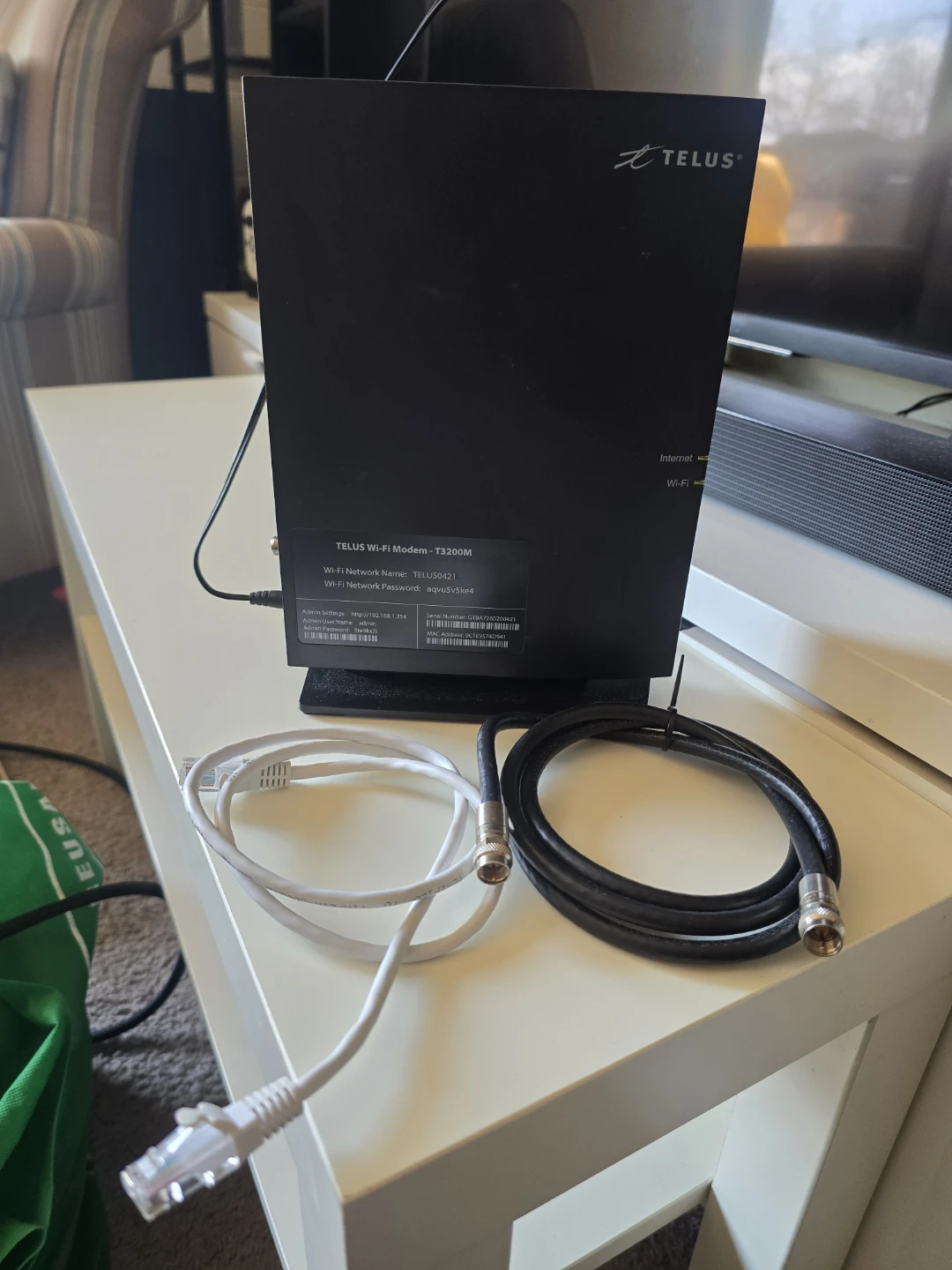 TELUS Wi-Fi Modem - T3200M