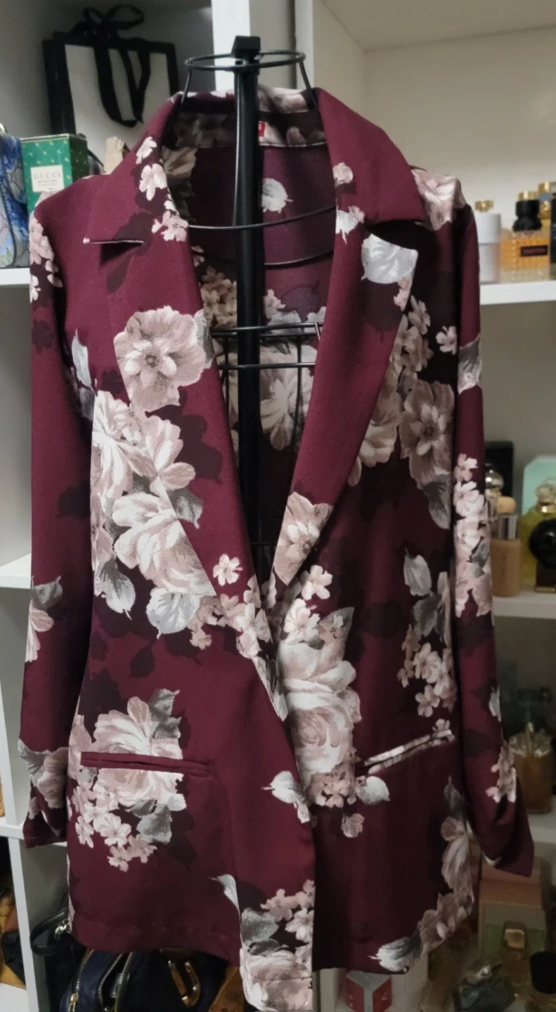 Guess Women's Floral Blazer Jacket