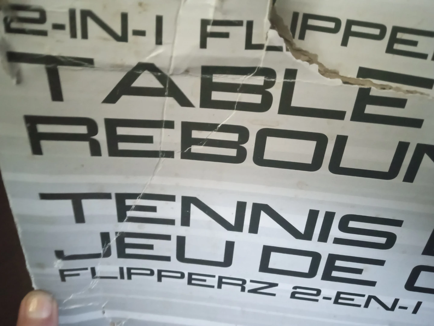 Brand New Flippz 2-in-1 Table Tennis & Shuffleboard Game Set - photo 2