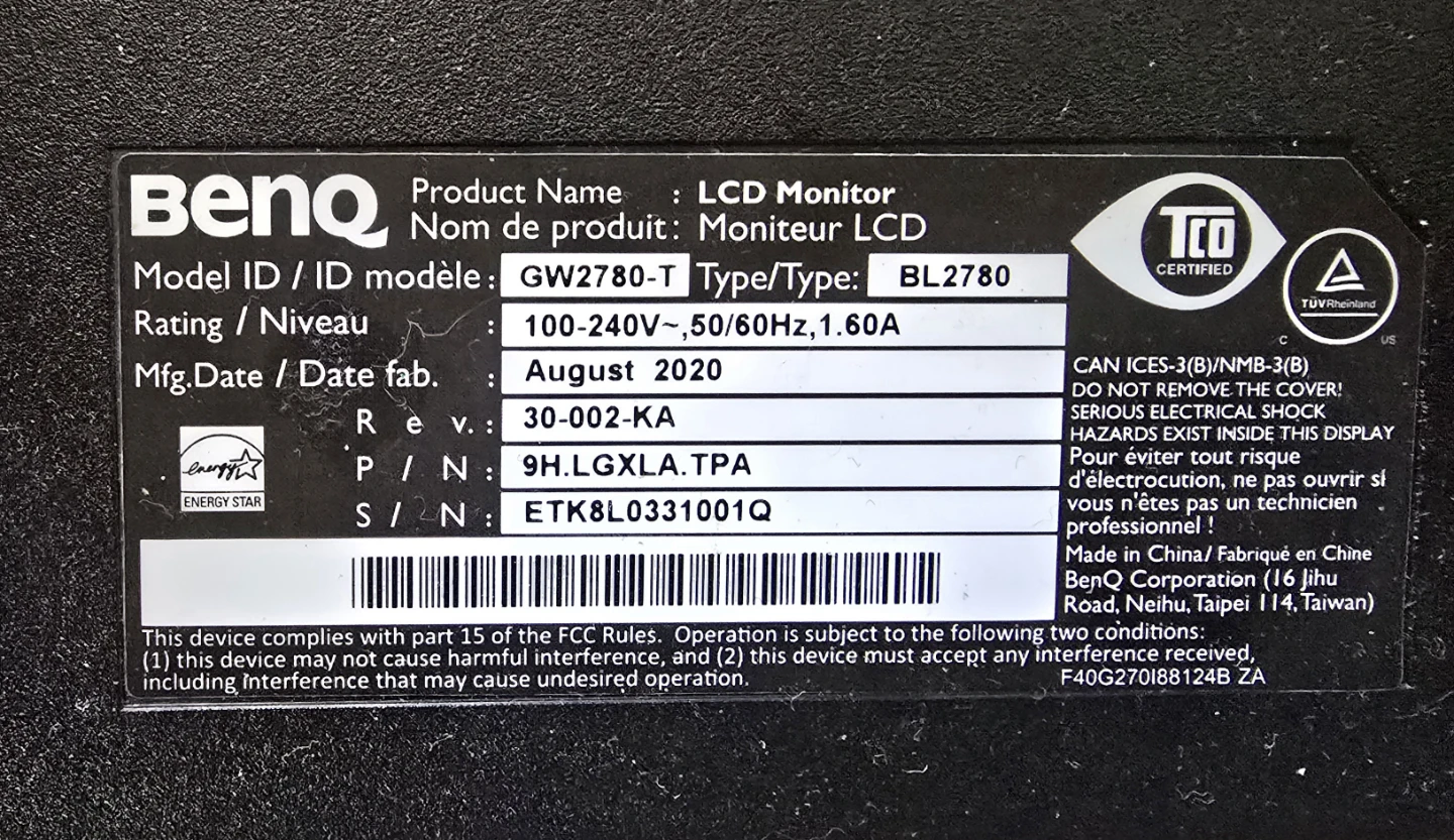BenQ GW2780-T LCD Monitor 27" 1080p & Mounting Arm - photo 2