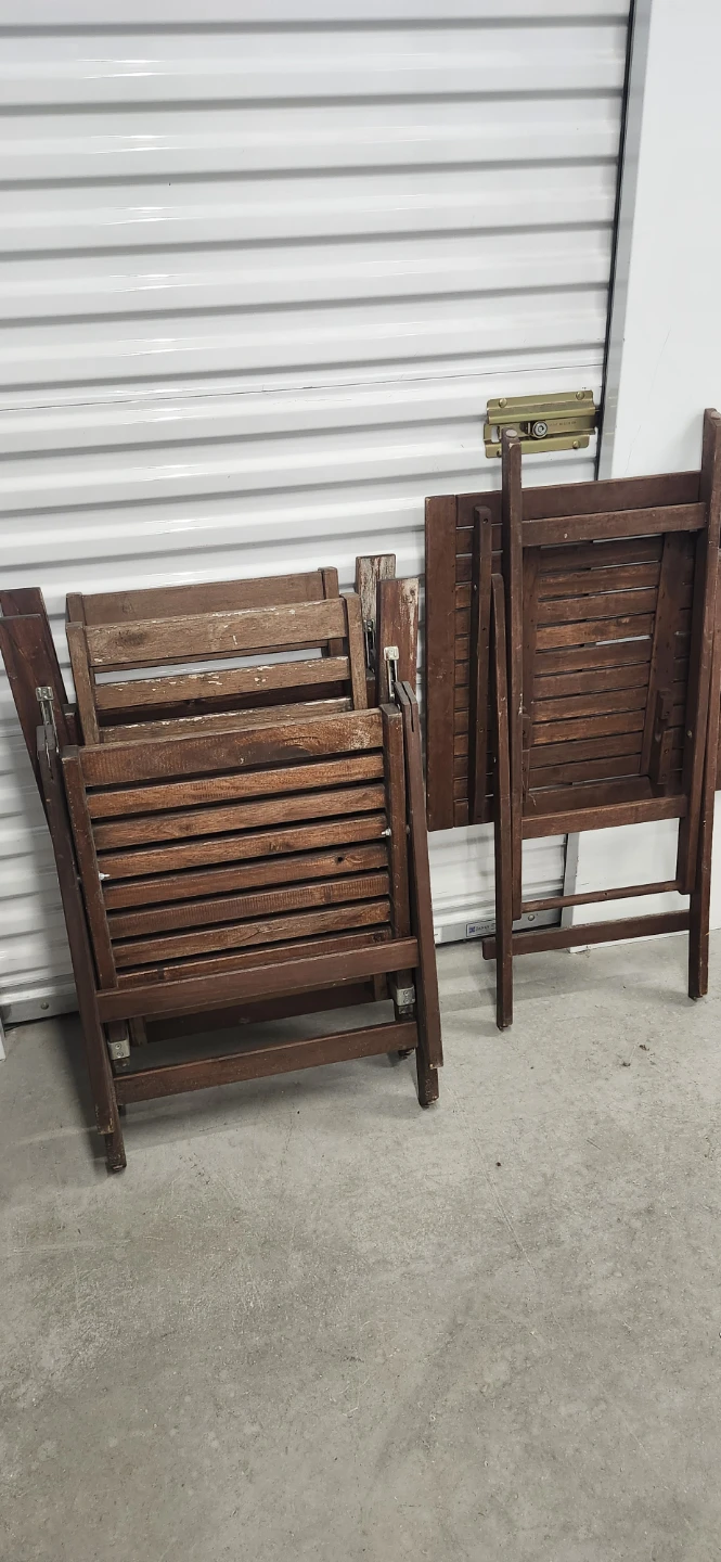 Ikea outdoor foldable table with 2 chairs - photo 2