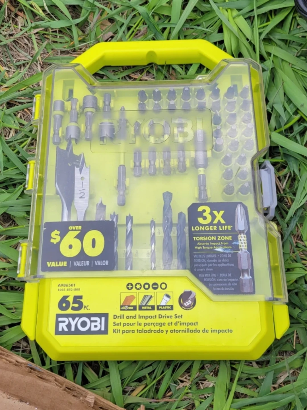 Ryobi 65 Pc. Drill and Impact Drive Set