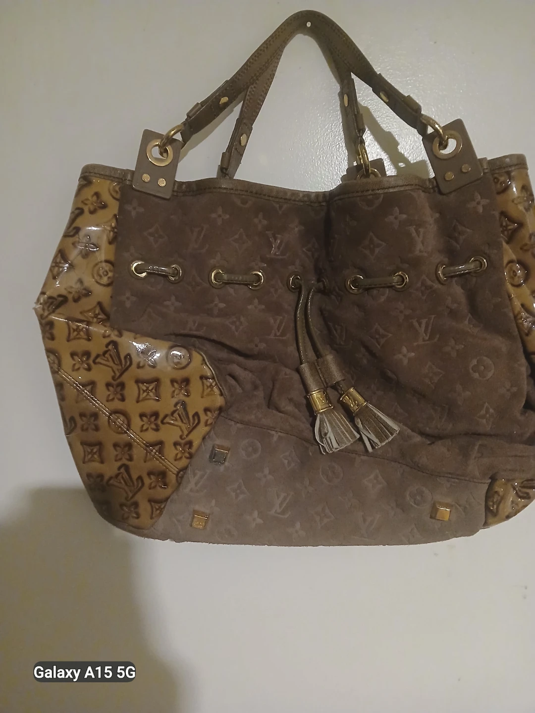 Louis Vuitton Monogram Velvet Shoulder Bag