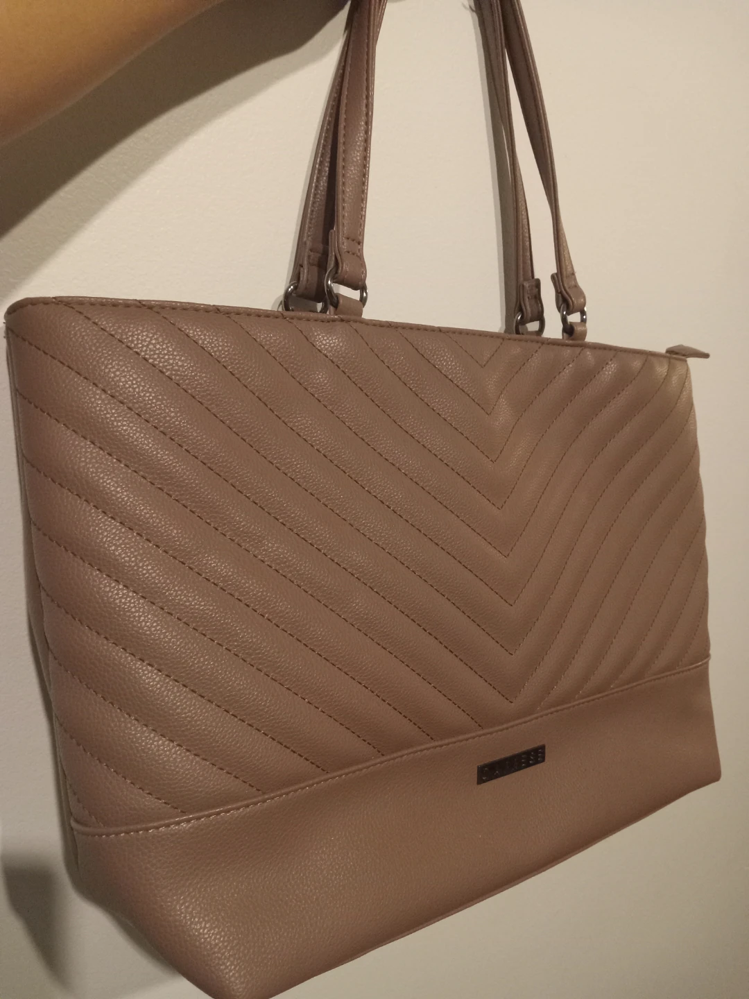 Taupe Tote Bag
