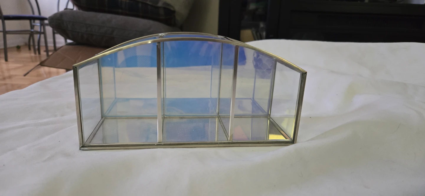 Glass Makeup Brush Holder