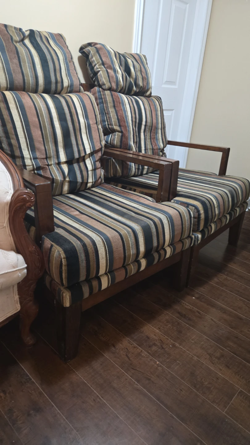 2 sets Striped Armchair( only for serious customers)