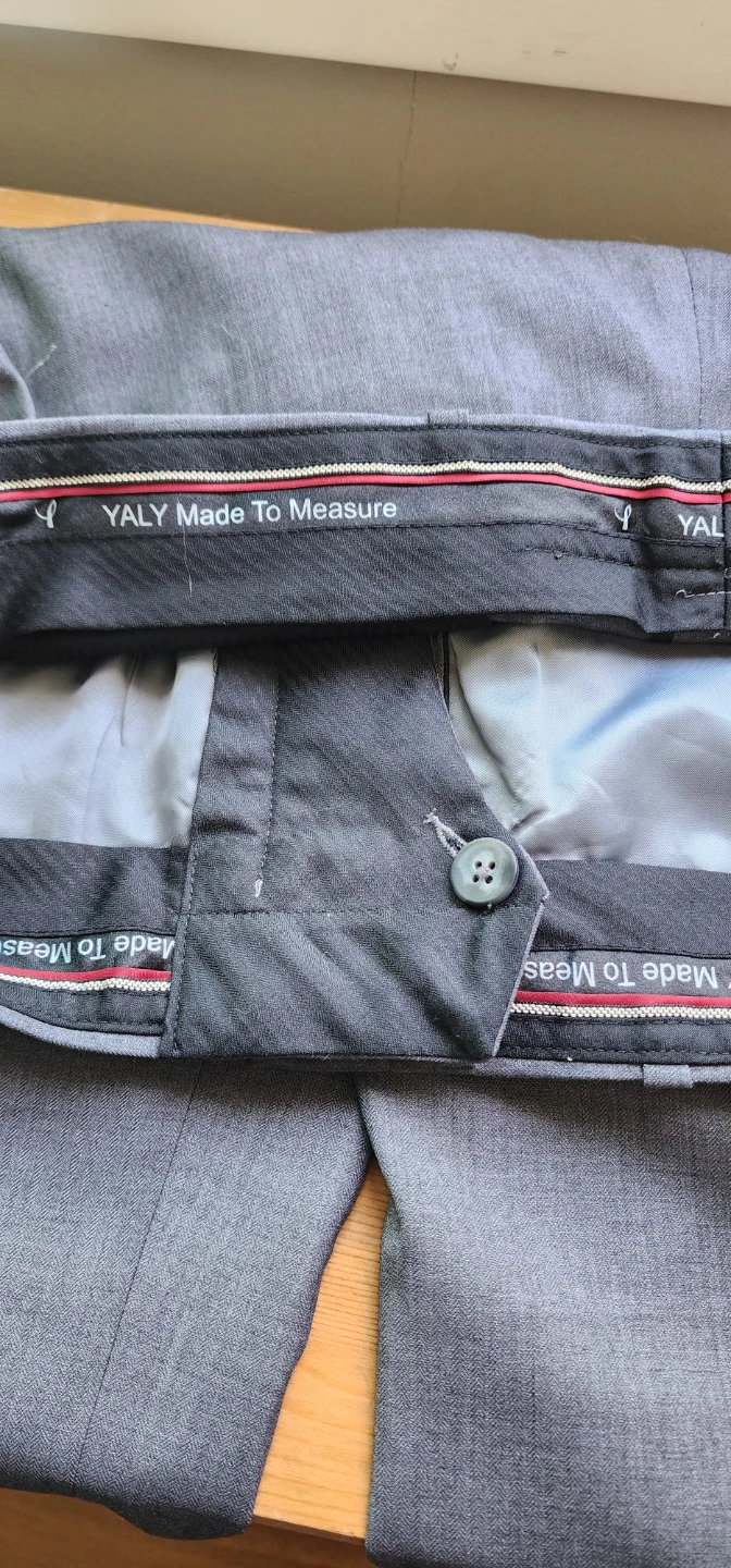 YALY Made To Measure Dress Pants - Charcoal Grey - photo 2
