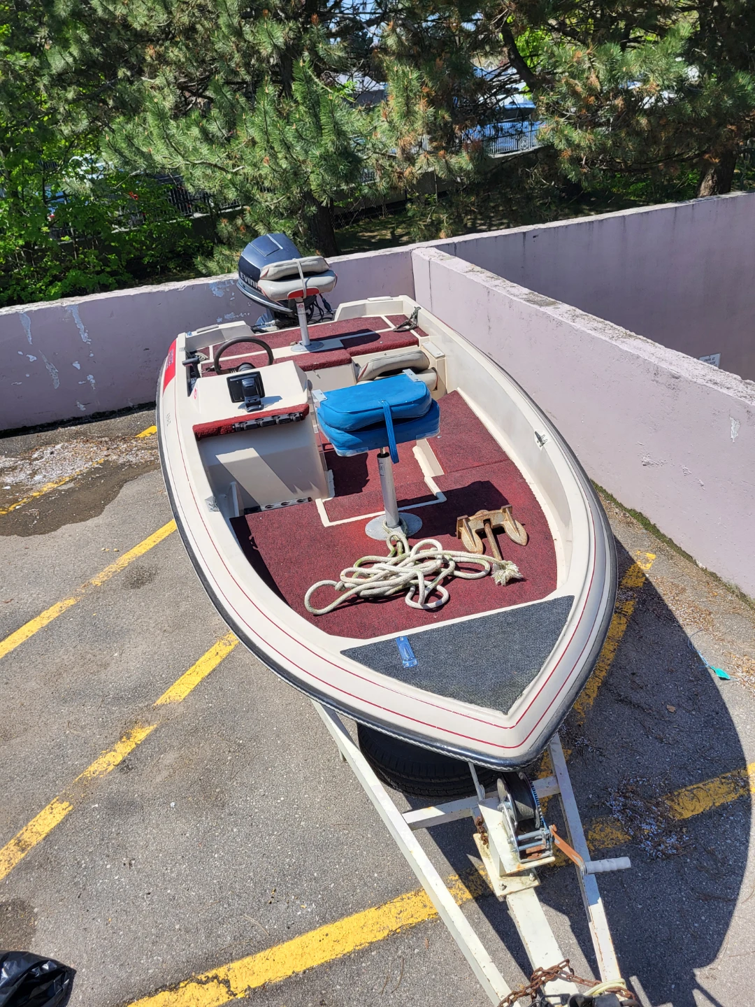 1988 Winner Alpha-2 Bass Boat with 90 Evinrude - photo 4