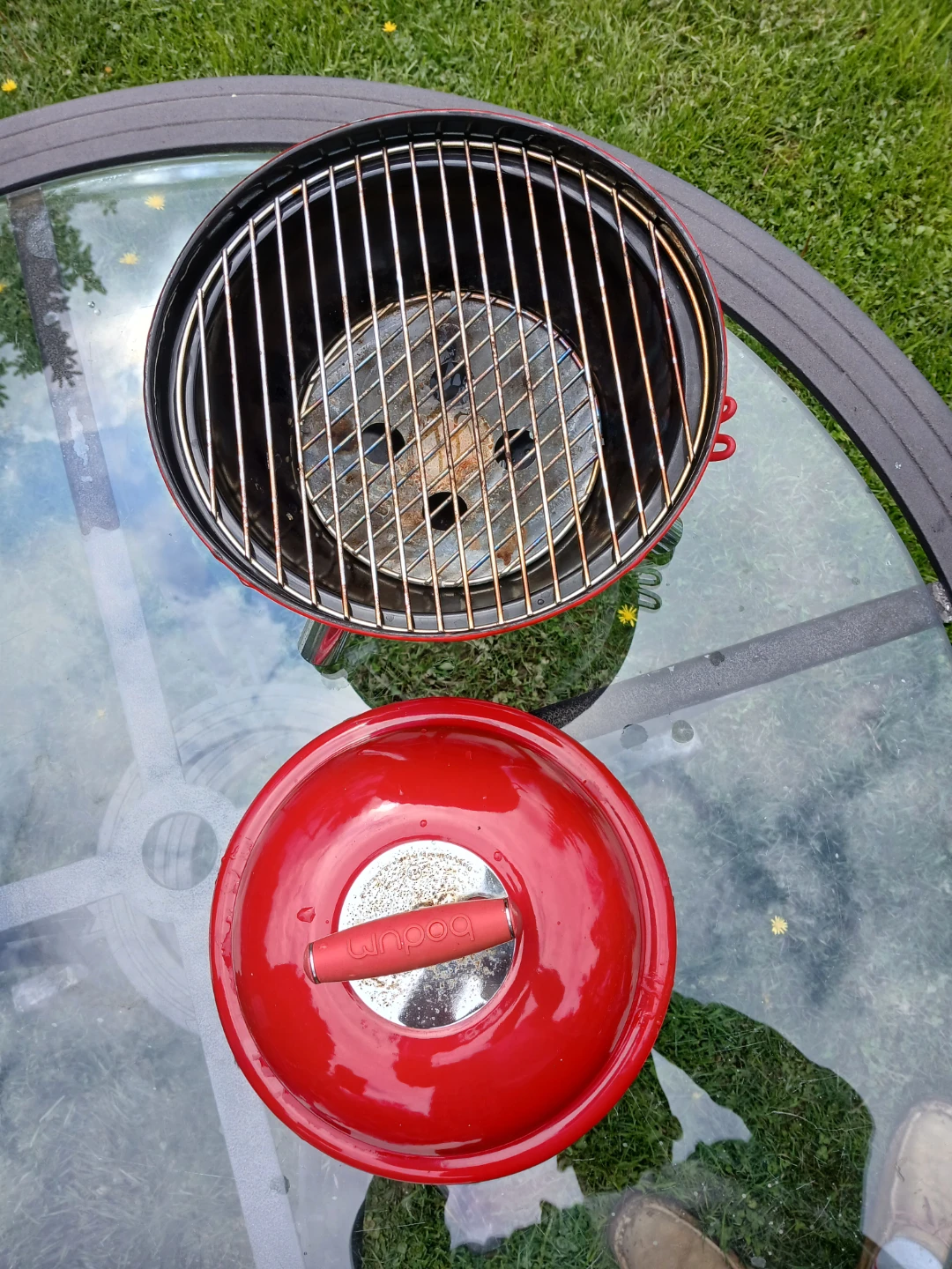 Portable charcoal BBQ Grill bodum - photo 3