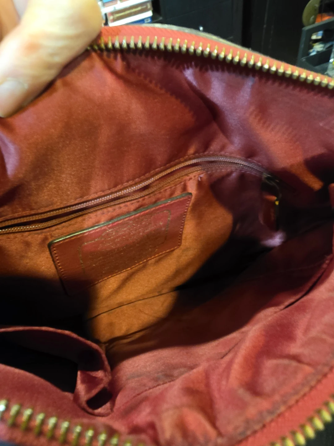 Coach Monogram Canvas Leather Shoulder Bag - photo 2