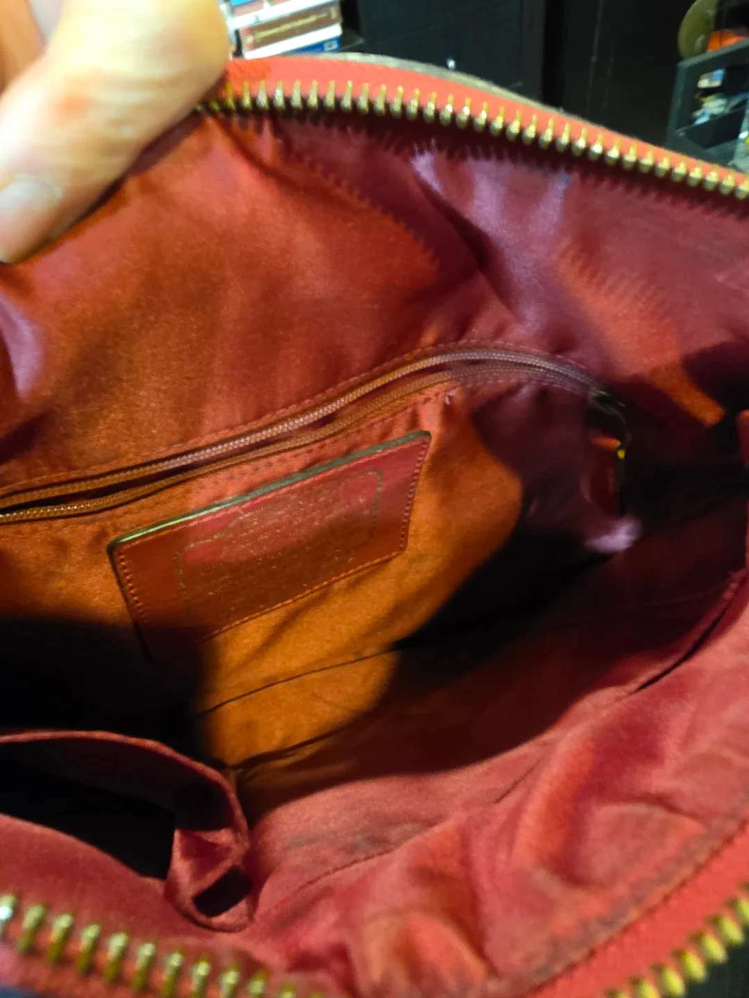Coach Monogram Canvas Leather Shoulder Bag - photo 2
