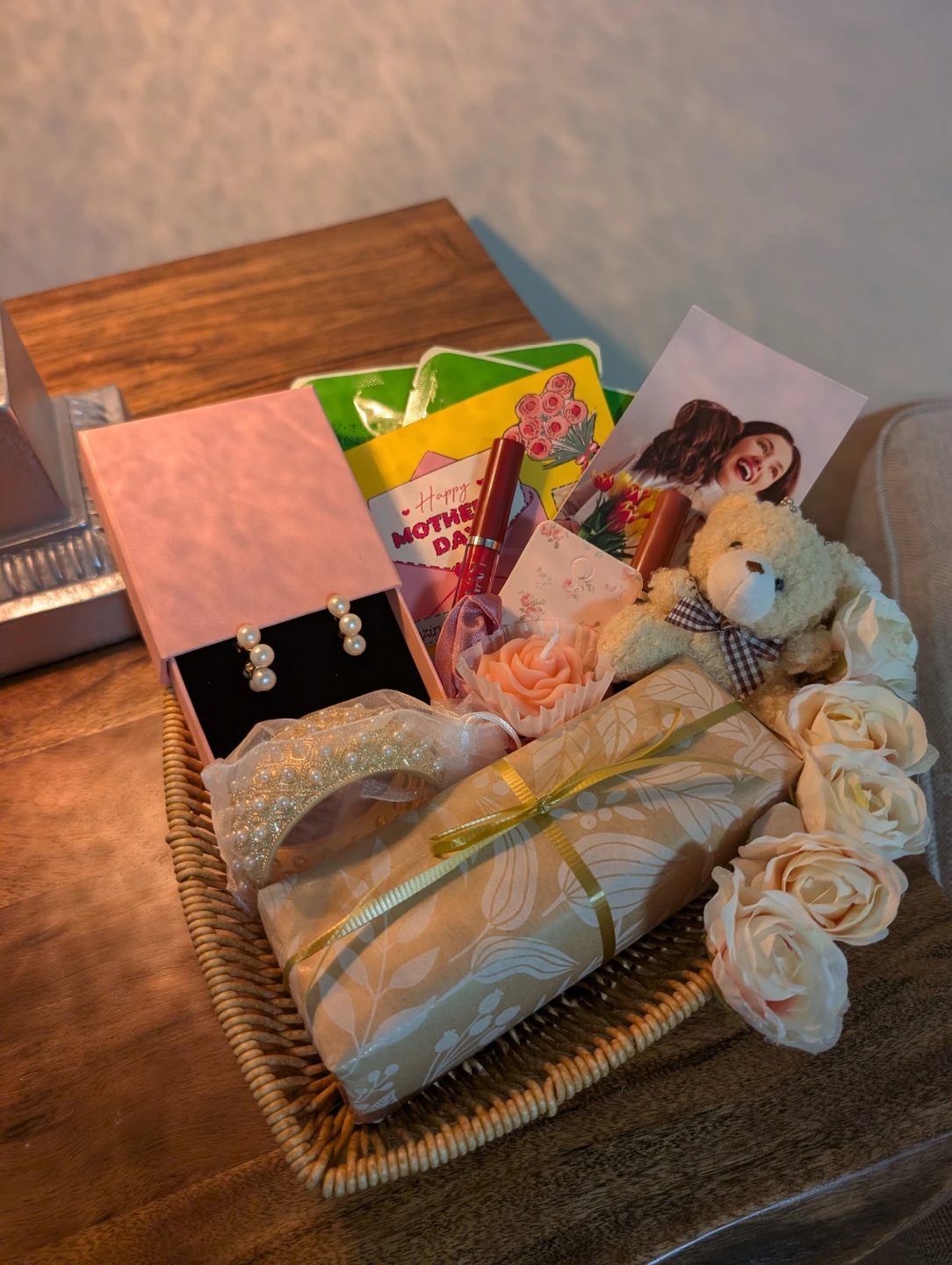 Nush Mother's Day Gift Basket with Jewelry and Teddy Bear - photo 4
