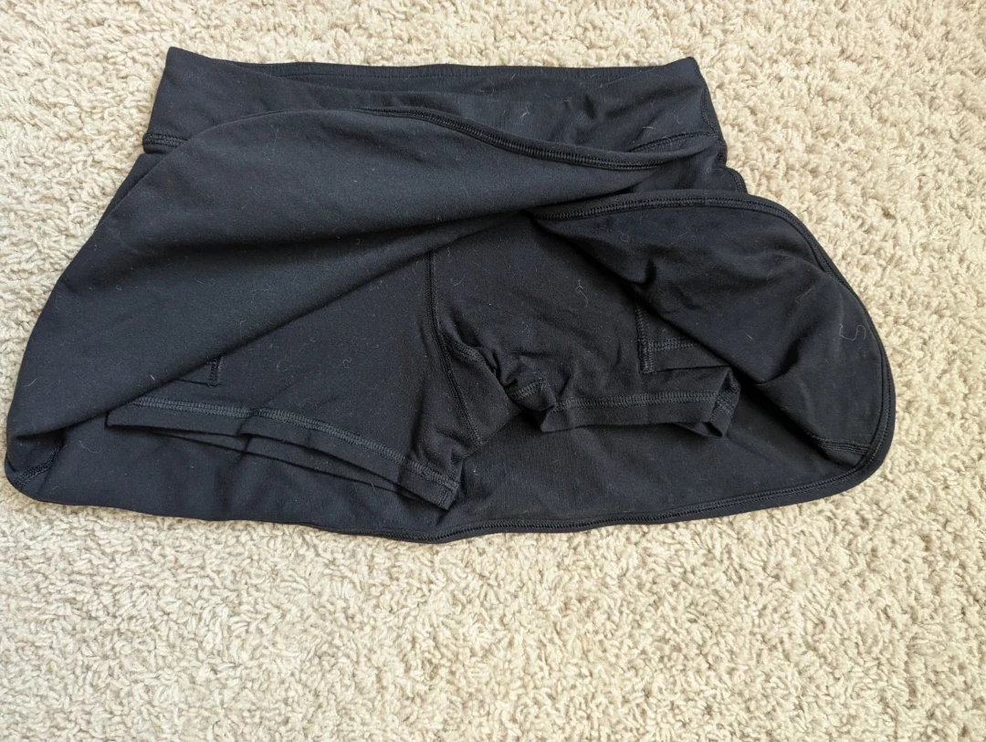 Lululemon Black Athletic Skort Skirt - photo 2