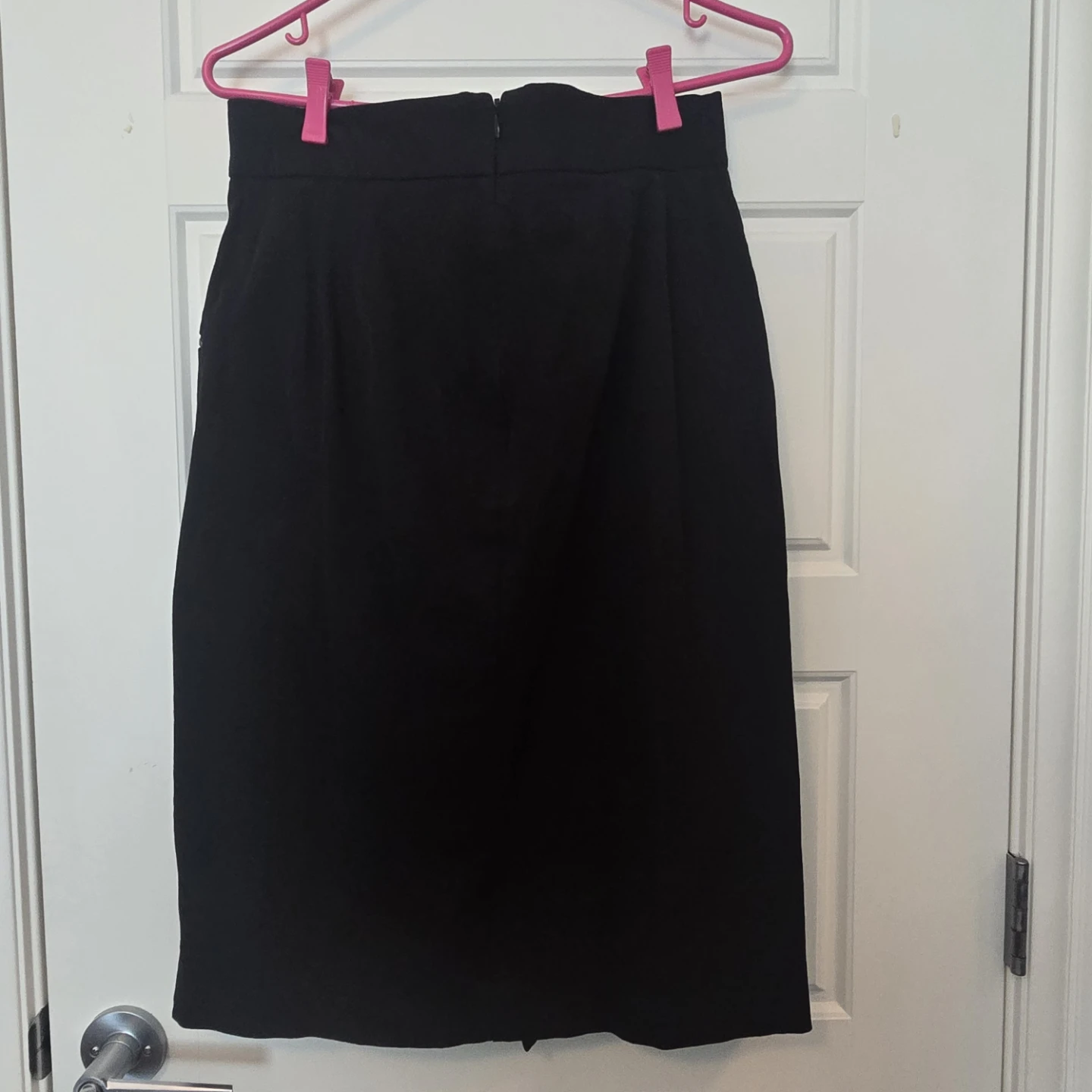 Banana Republic Black Pencil Skirt with Zip Detail - photo 3