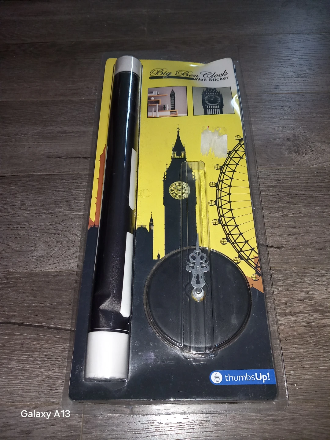 Big Ben Clock Wall Sticker with Mechanism