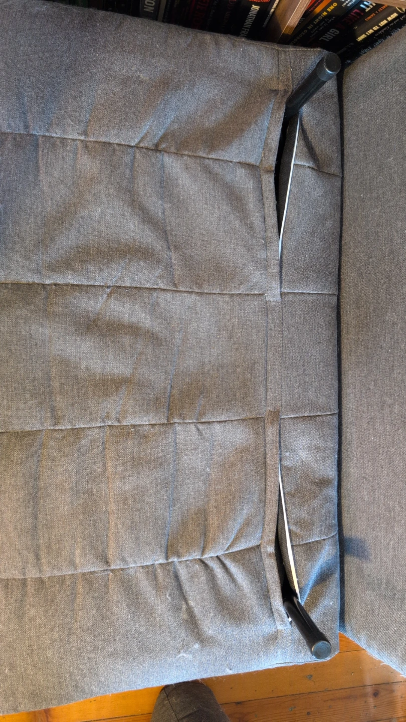 Grey Futon Chair / Sleeper - photo 5