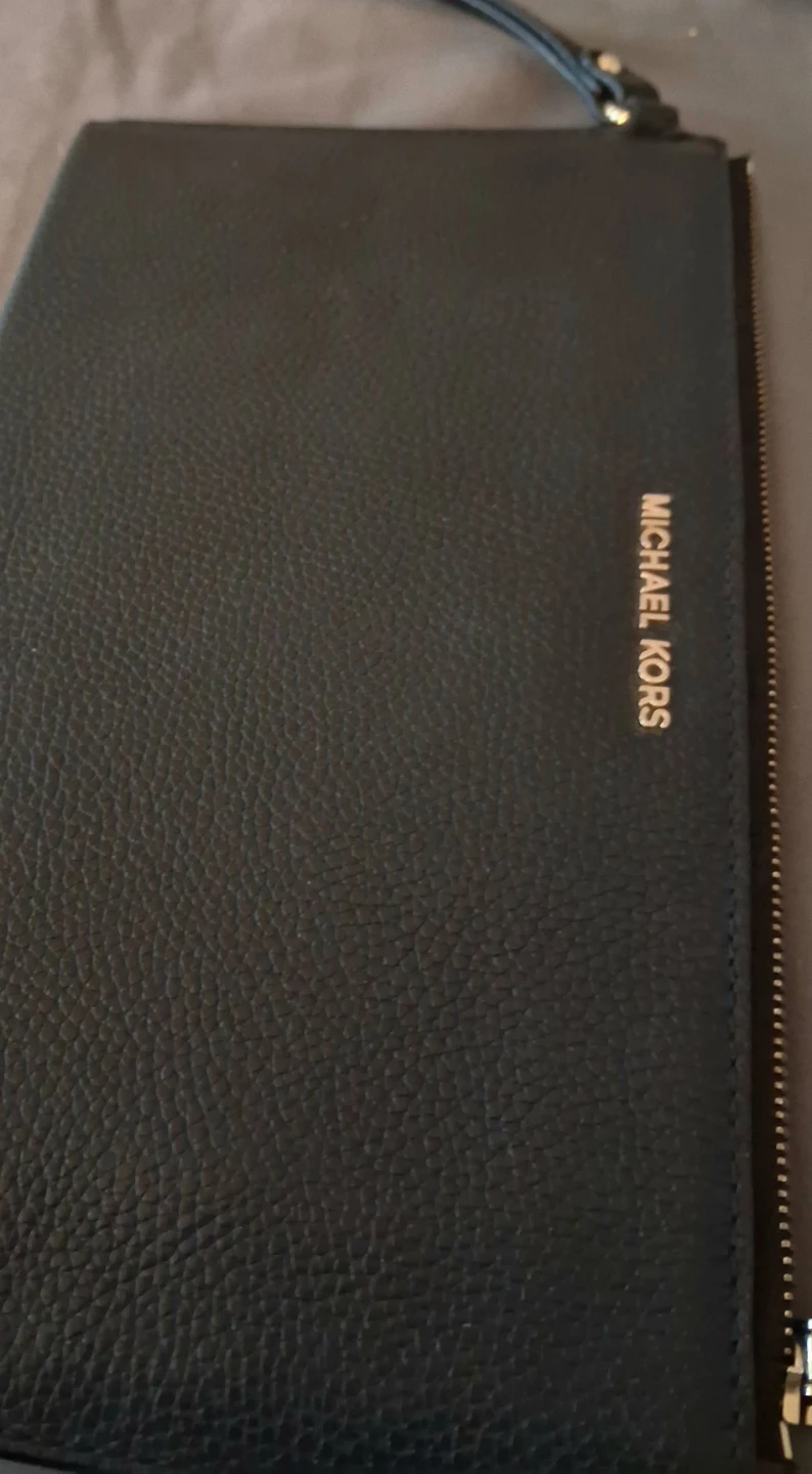 Michael Kors Black Leather Wristlet Clutch - photo 2