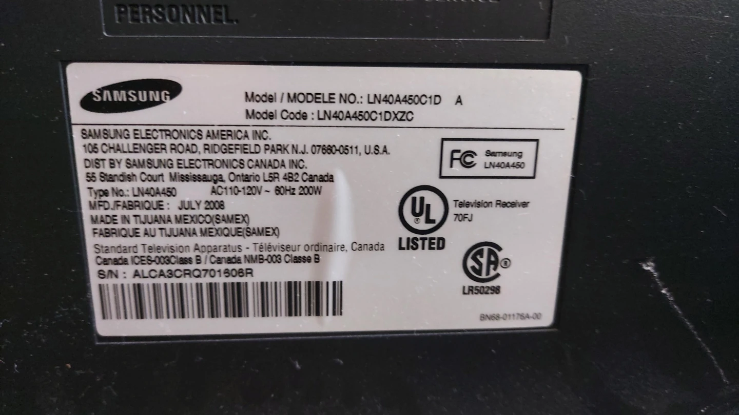 Samsung 40" 1080p LCD HDTV - photo 2