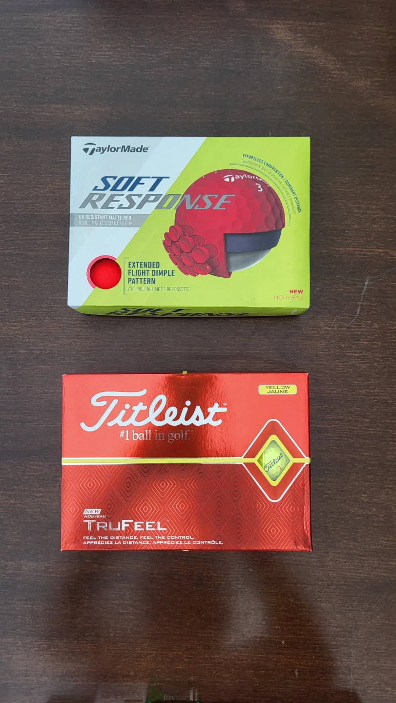 New Golf Balls and Tees