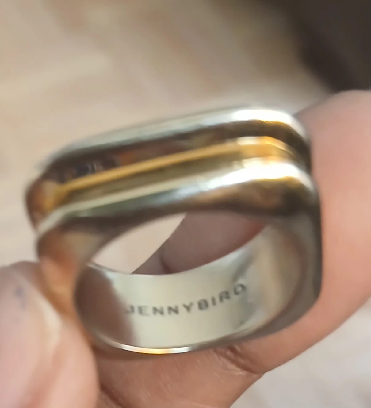Jennybird Gold Tone Ring - photo 4