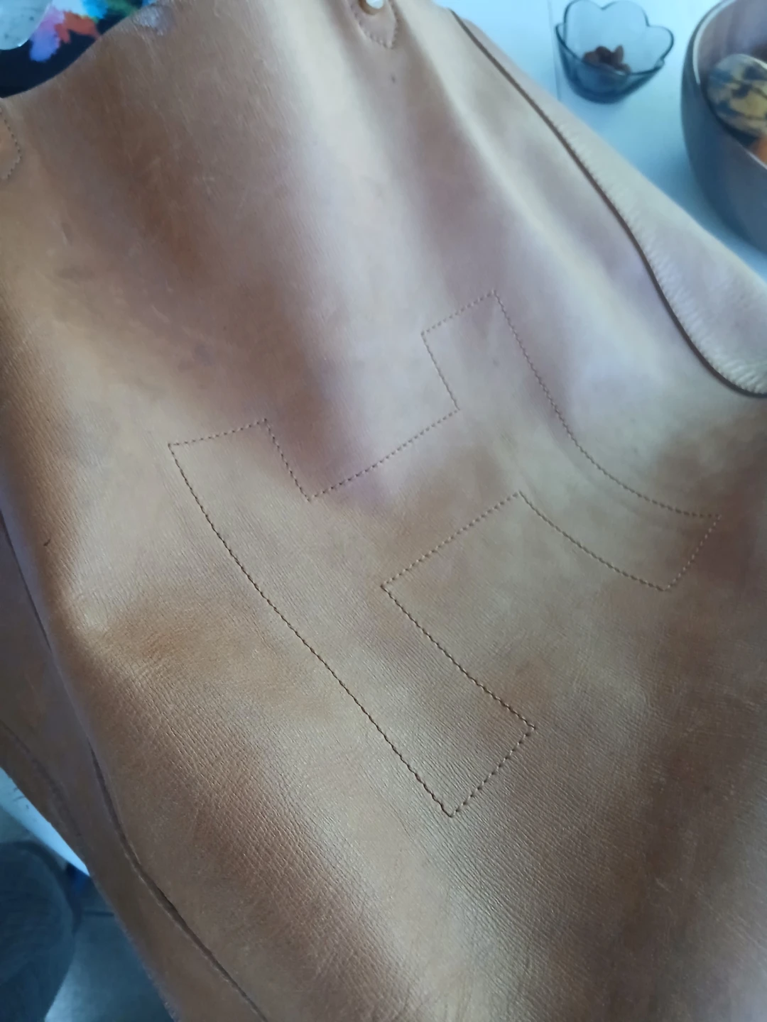 Hunter Leather Tote Bag - Brown - photo 4