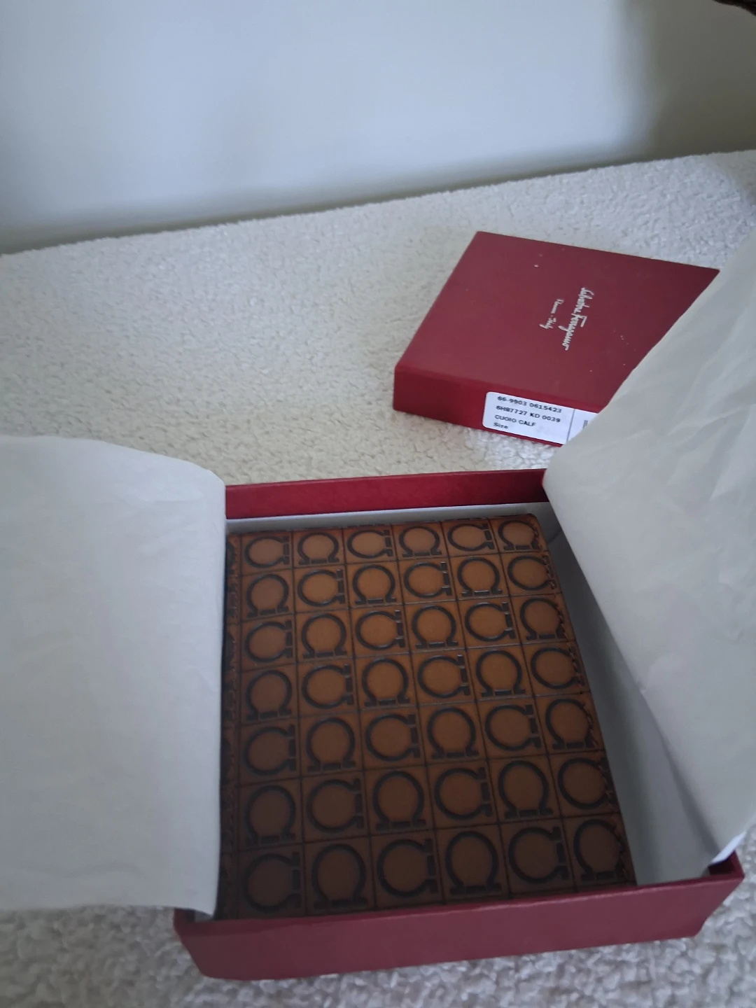 Salvatore Ferragamo Gancini Brown Leather Bifold Wallet - photo 2