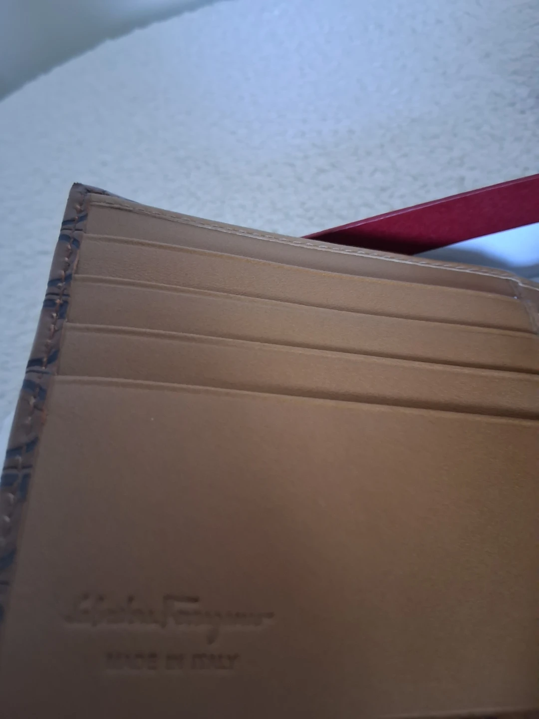 Salvatore Ferragamo Gancini Brown Leather Bifold Wallet - photo 4