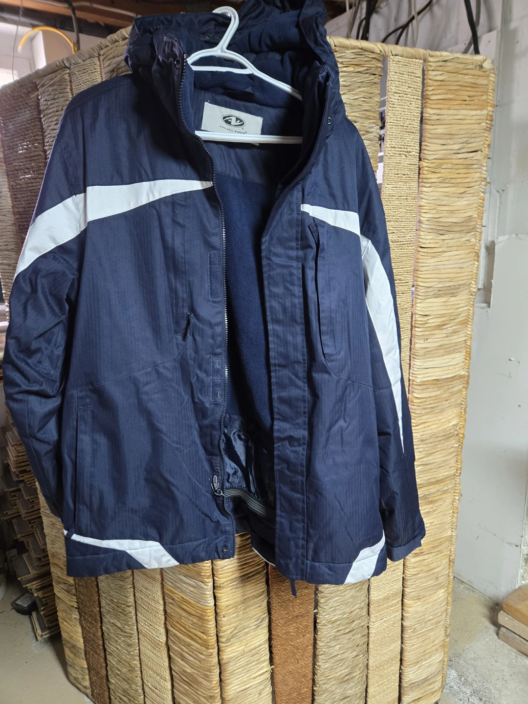 Athletic Works Navy Blue Ski Jacket