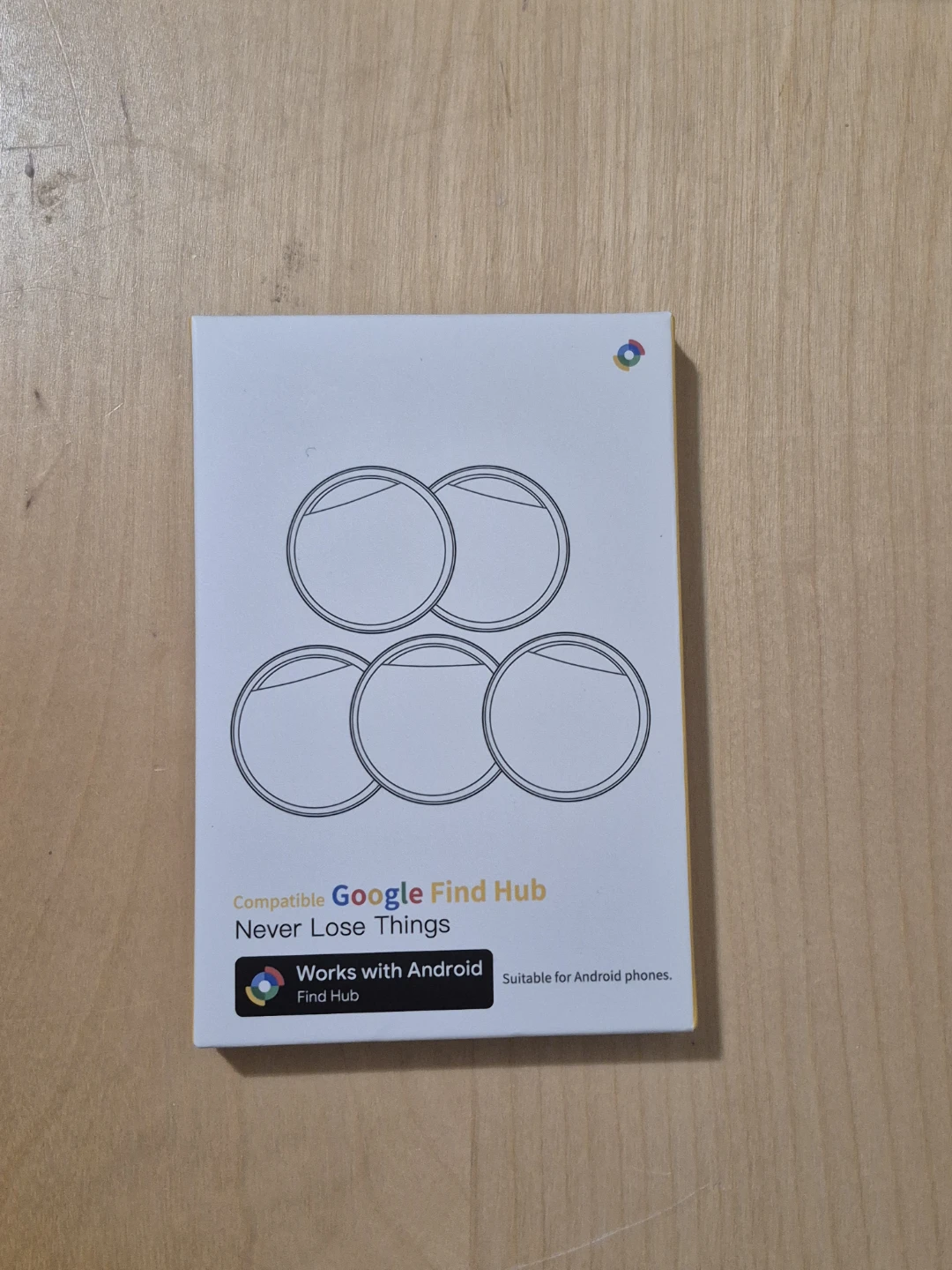 BNIB)Google Find Hub Smart Tag (3-Pack)
