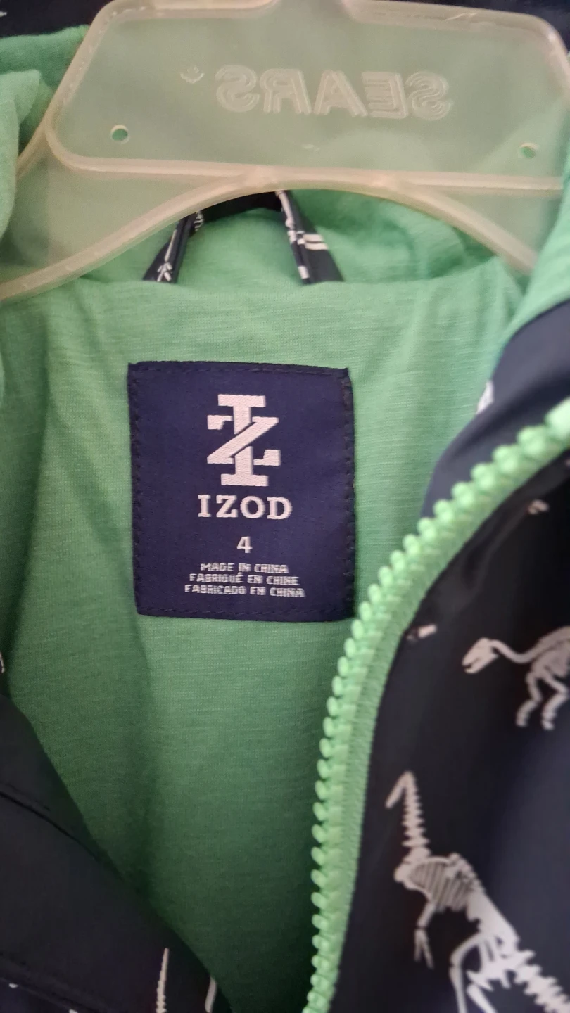 IZOD Kids Dinosaur Rain Jacket - Size 4 - photo 5