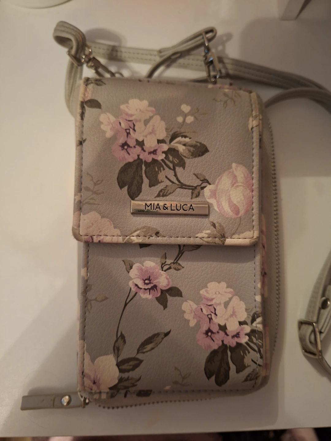 Mia & Luca Floral Wallet with Strap