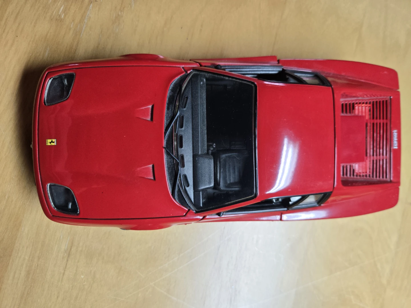 Red Ferrari F512M Model Car
